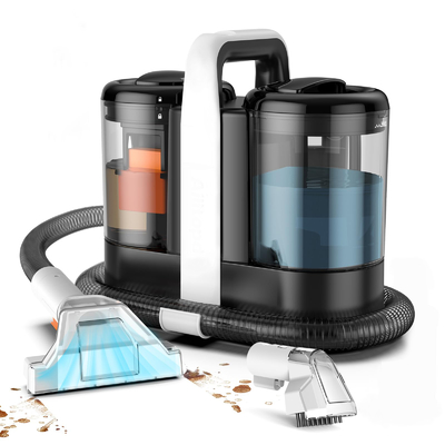 Cyclone Type Wet and Dry Carpet Cleaner Water and Spray Fabric Spot Cleaner for Sofa Carpet Dirty Carpet Cleaning Machine
