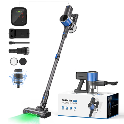 Factory 2200mAh Cordless Stick Vacuum Cleaner for Home Car & RV 35 Mins Runtime Rechargeable Household Gift Dry Function
