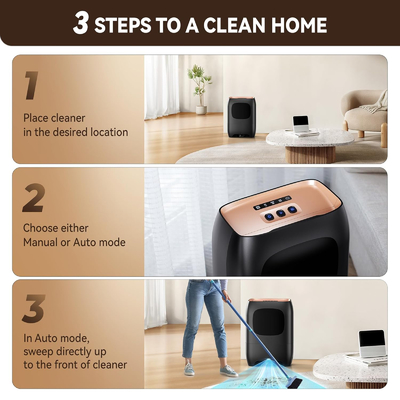 Touchless Vacuum Automatic Dustpan Salon Hair Vacuum Cleaner Electric Trash Can for Kitchen Boutiques Hotels Dust Pan Vacuum
