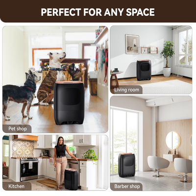 Touchless Vacuum Automatic Dustpan Salon Hair Vacuum Cleaner Electric Trash Can for Kitchen Boutiques Hotels Dust Pan Vacuum