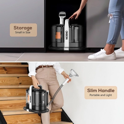 Portable Carpet Spot Cleaner for Tough Stains Pet Messes Odour Removal 600W 15Kpa Handheld Wet Dry Vacuum Cleaner