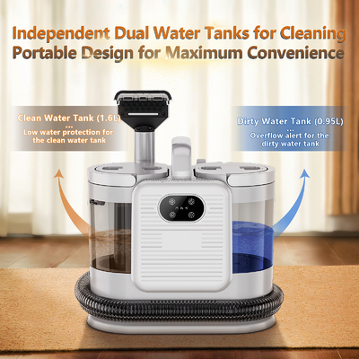 Portable Self-Cleaning High Temperature Steam Cleaner New Model Heating Function Deep Cleaning Sofa Carpet Vacuum Spot Cleaner