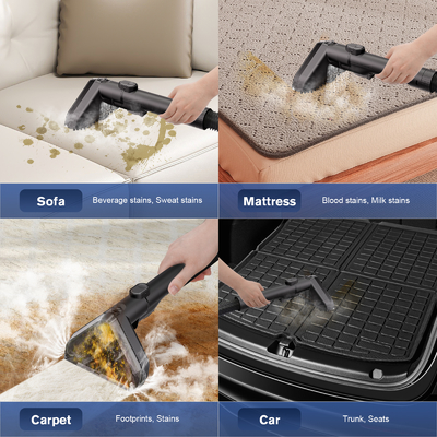 Homeuse Intelligent Fabric Deep Cleaning Steam Cleaner High-Temperature Suction Washing Integrated for Sofa and Carpet Cleaning