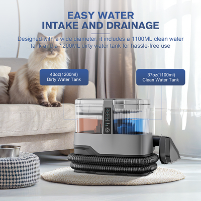 Homeuse Intelligent Fabric Deep Cleaning Steam Cleaner High-Temperature Suction Washing Integrated for Sofa and Carpet Cleaning