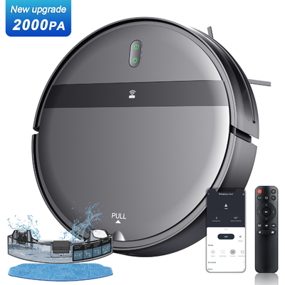 Smart Remote Control Robot Vacuum Cleaner Household Wet Dry Mopping HEPA Filter WIFI Remote EU US Plug Battery Dropship
