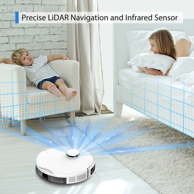 Intelligent Multifunctional Robot Vacuum Cleaner Precise LiDAR Navigation Infrared Sensor Aspiradora Vaccum Mop Automatic