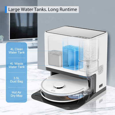 Intelligent Multifunctional Robot Vacuum Cleaner Precise LiDAR Navigation Infrared Sensor Aspiradora Vaccum Mop Automatic