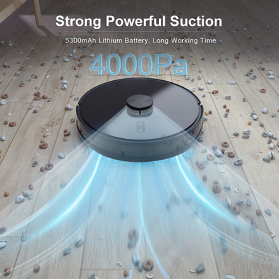 Intelligent Household Robot Vacuum Cleaner Self-Emptying Feature Aspiradora Automatic Cleaning Mopping HEPA Filter Wet Dry
