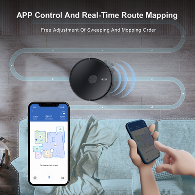 Intelligent Household Robot Vacuum Cleaner Self-Emptying Feature Aspiradora Automatic Cleaning Mopping HEPA Filter Wet Dry