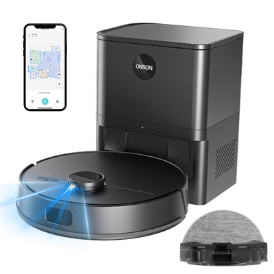 Robotic Self-Emptying Multifunctional Sweeping and Wet Mopping Robot Automatic Cleaning Vacuum Cleaner