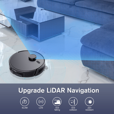 Robotic Self-Emptying Multifunctional Sweeping and Wet Mopping Robot Automatic Cleaning Vacuum Cleaner