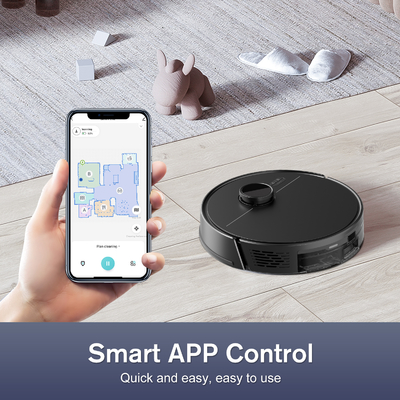 Robotic Self-Emptying Multifunctional Sweeping and Wet Mopping Robot Automatic Cleaning Vacuum Cleaner