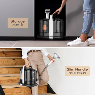 Cyclone Type Wet and Dry Carpet Cleaner Water and Spray Fabric Spot Cleaner for Sofa Carpet Dirty Carpet Cleaning Machine