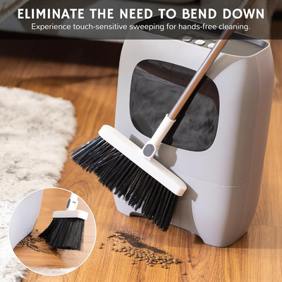 Touchless Vacuum Automatic Dustpan 2-in-1 HEPA Air Purifier Ultra Corded Canister Vacuum Automatic Sensors 700W Dustpan Vacuum