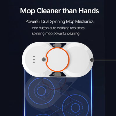 New Ultra-Thin Smart Electric Window Cleaner High Building Glass Cleaning Equipment with Dual Spray Household Machine