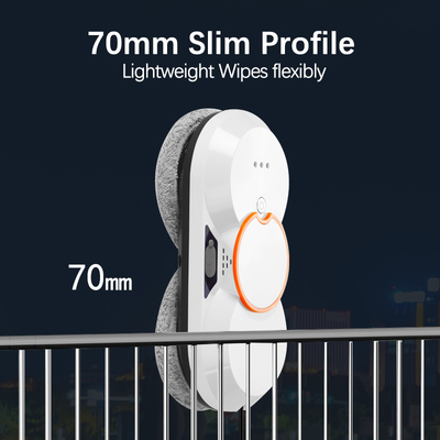 2.4G Remote Control Smart Window Robot Cleaner Border Detection Automatic Window Cleaning with Electric Power Source
