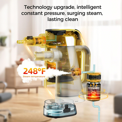 Hard Floor Steam Mop with Steam Blaster Technology Electric Portable Handheld for Household Car Use Multifunction Steam Mop