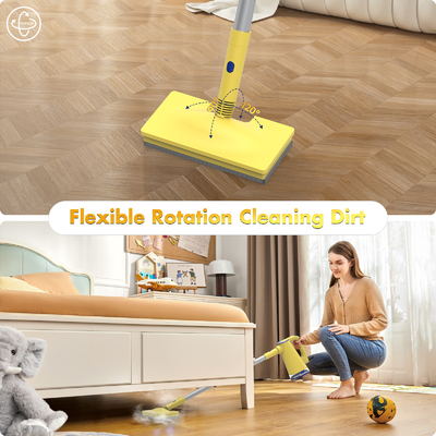 10-in-1 Portable Hot Steam Mop Upright Handheld Hard Floor Carpet Cleaner Vacuum Cleaner Rotating Steam Mop